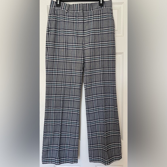 See By Chloe Plaid High Rise Wide Leg Pants - Picture 4 of 6